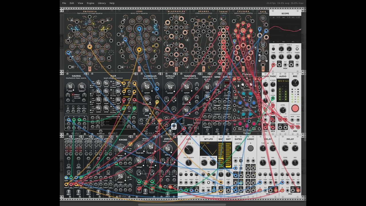 First experiments with Omri's Day Of the Dead contest 2022 fixed rack