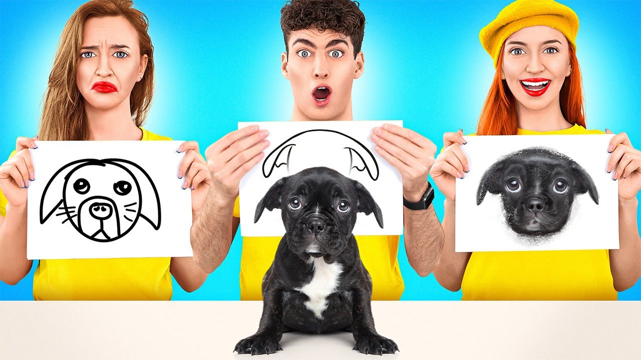 Кто рисует лучше? 🎨 Эпический челлендж DIY арт-лайфхаков!