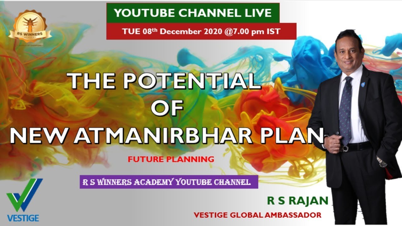 VESTIGE SUCCESS PLAN  R S RAJAN