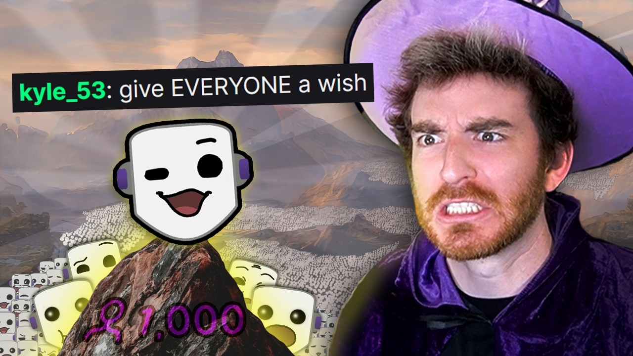 I granted a wish to the 1000th person in Chat