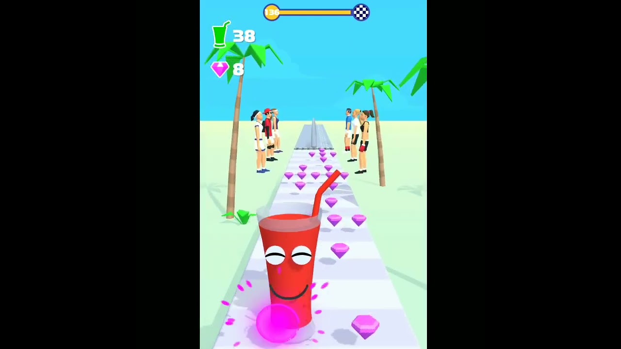 Juice Run Game Level 136 