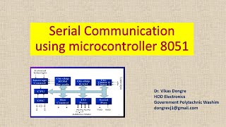 Serial Communication using Microcontroller 8051