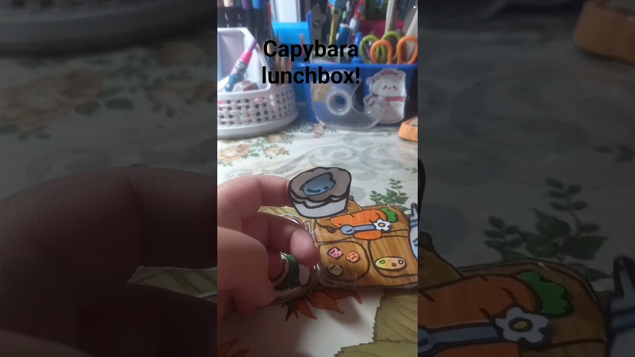 capybara lunchbox! credits to pink ping doll