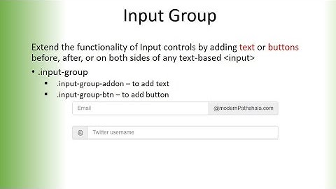Input Group