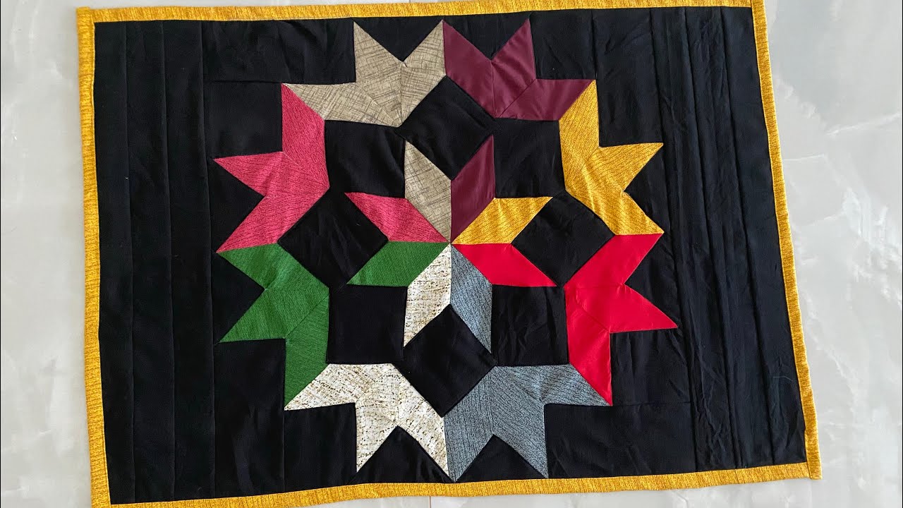 Шаг за шагом этого красивого #tapetederetail 8-точечная звезда. # diy