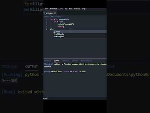 Foor Loop With Else Statement python coding programming