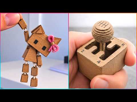 Easy Cardboard Ideas To Do When Bored ▶ 3