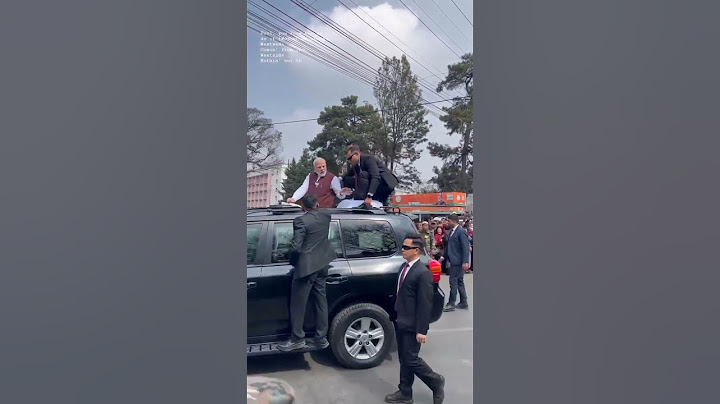 Shillong girls gone crazy after Modi's bodyguard squad #modi #modiinshilong #bodyguards #Shillong