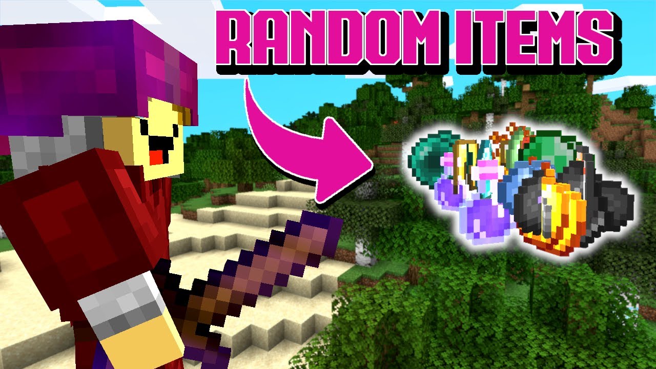 Speedrunning RANDOM ITEMS EVERY MINUTE! #bedwars #hypixel #minecraft