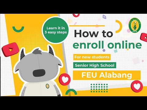 #TAMbayanTV​​: How to Enroll Online in FEU Alabang (for new students in Senior High)