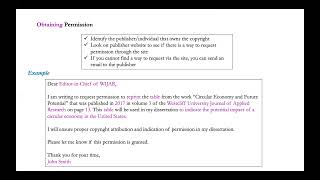 Formatting Copyright Permission