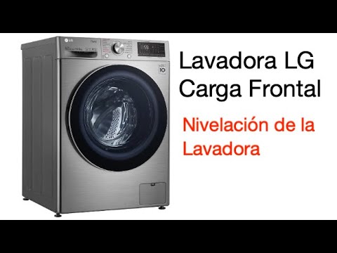 semáforo ángel Rechazar LG Servicio - Lavadora - Nivelación de la lavadora - YouTube