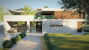 Lumion 8.5 Photo Realistic Animation - Modern Villa