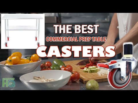 Best caster for commercial prep tables video