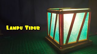 Lampu Tidur Lampu Tidur Dari Stik Es Krim