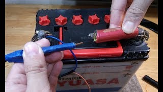 soudure par points avec Batterie de voiture