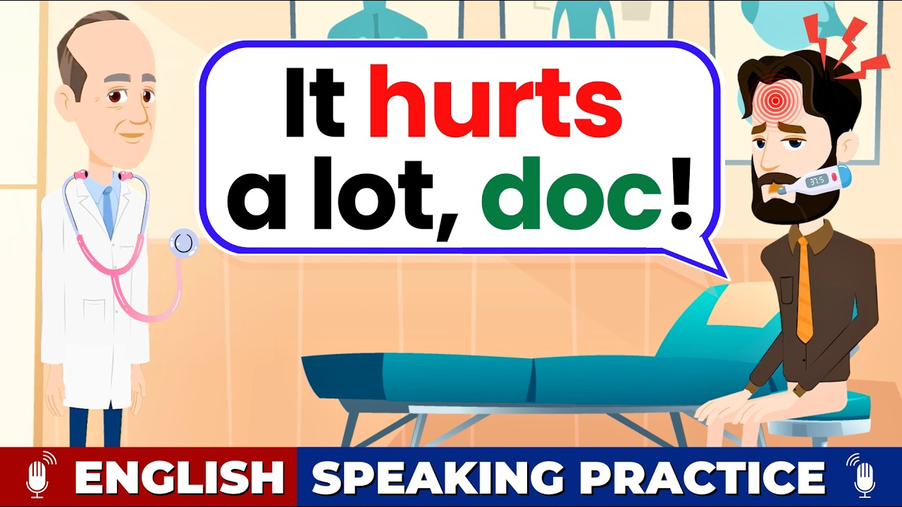 Практика разговорного английского для начинающих | В больнице | Ежедневные разговоры на английско...