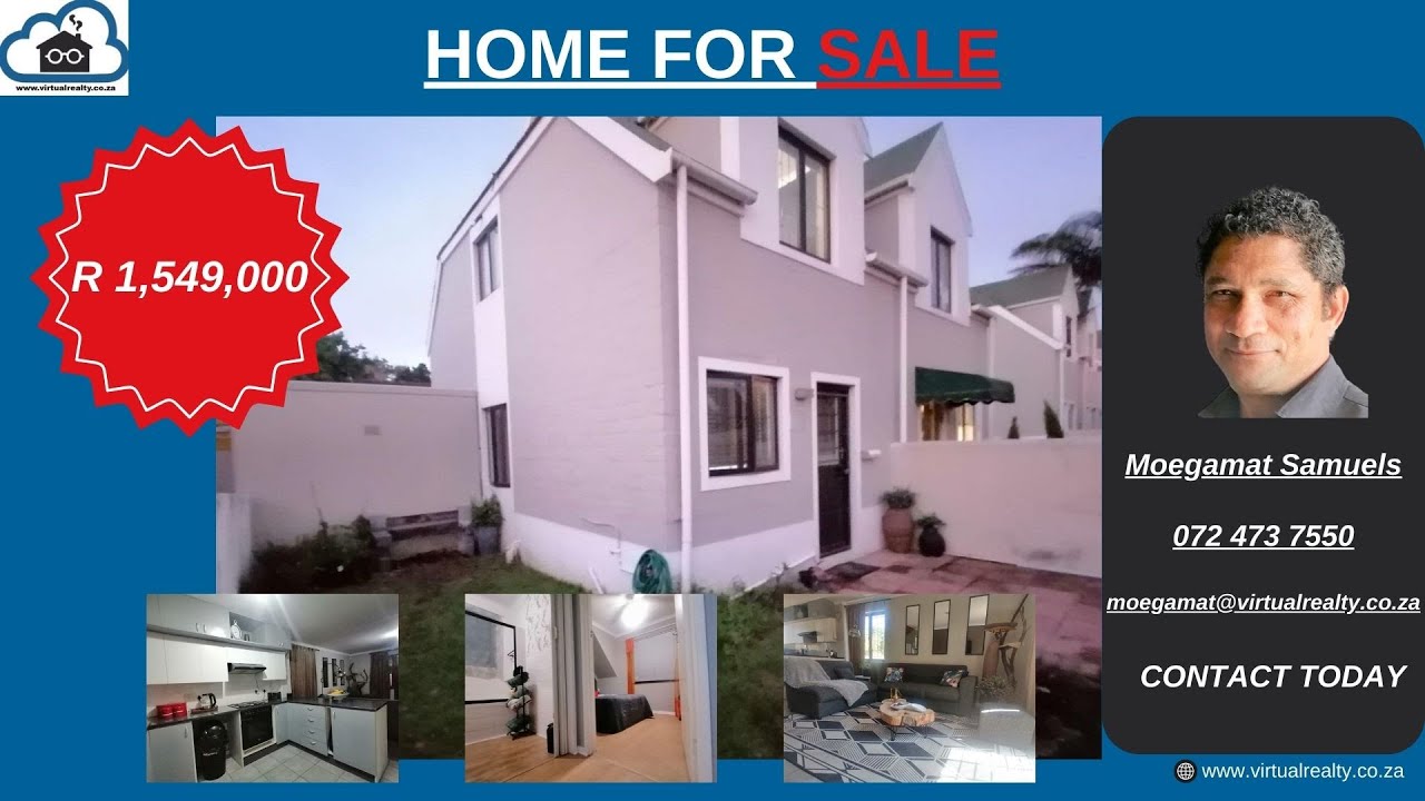 Townhouse For Sale in Bridgewater, Somerset West R 1,549,000 YouTube