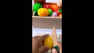 Kitchen Cutting Fruits & Vegetables Set Toys,Satisfying With Unboxing ASMR Videos