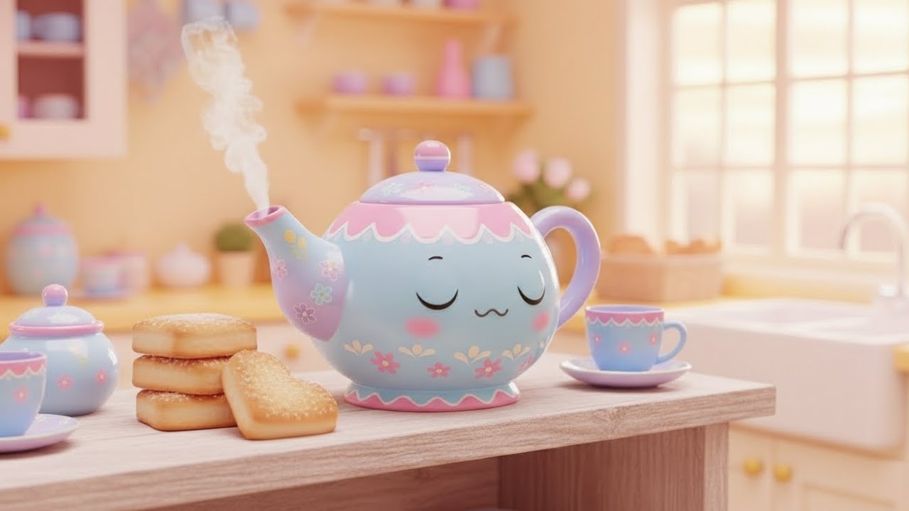 Little Teapot Tea-Time | Cozy Song | Tiny AI Learners