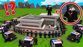 ماين كرافت لايف ستيل الحرامية #44 : الشرطة و الحرامية محاصرة محلي الجديد ولكن جلدتهم !!؟ 😱🔥