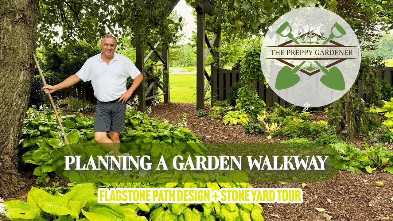 Planning the Perfect Garden Walkway | Flagstone Path Design + Stone Yard Tour 🌿🪨 (2025)