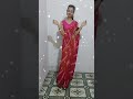 Try this unique saree drape in your family function...#fashion #saree #sareedraping #sareelovers