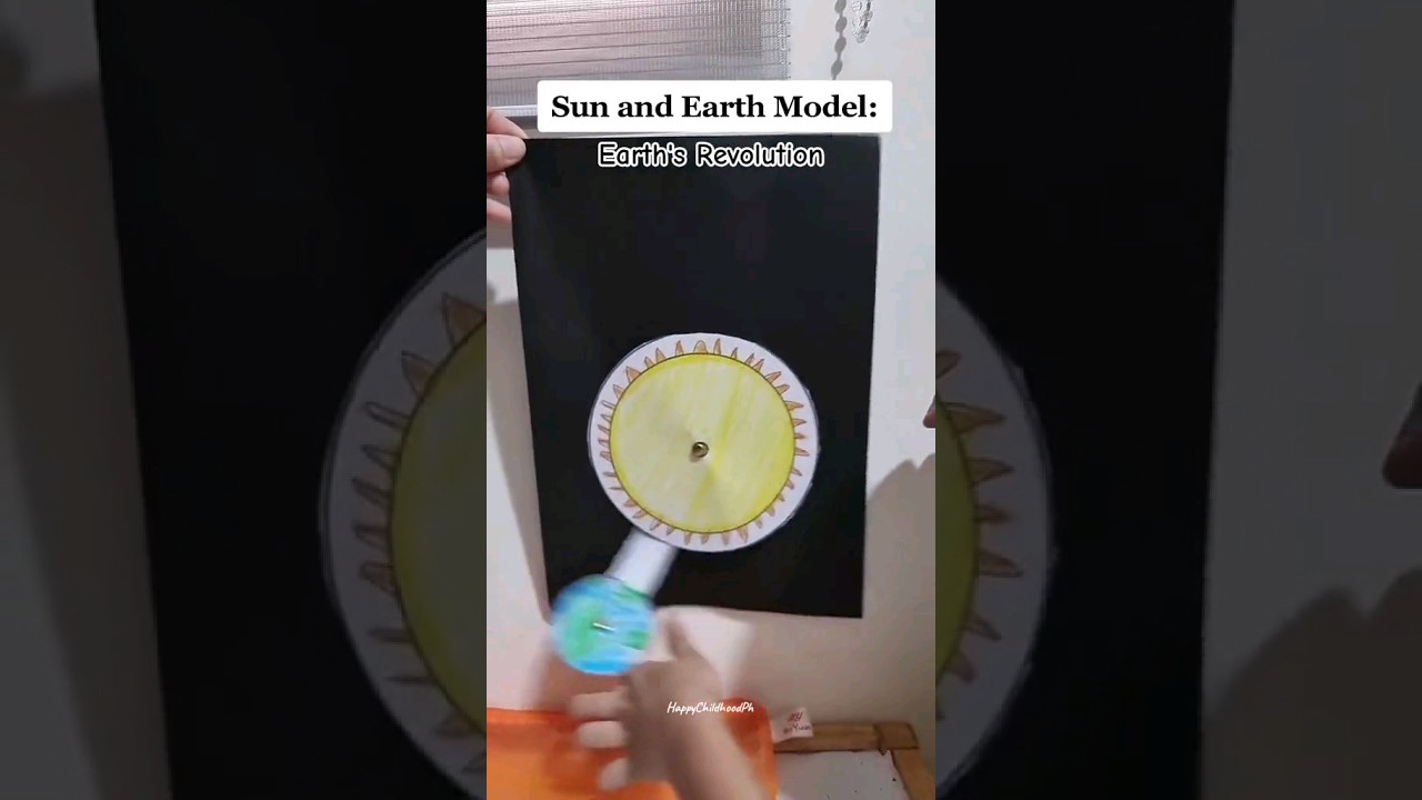 Today's STEM Activity (Sun & Earth Model: Earth's Revolution) 