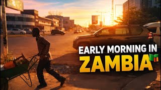 Exploring the Streets of Zambia 🇿🇲 Early Morning