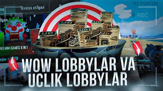 🔥WOW LOBYLAR🤩//UCLI LOBYLAR QILAMIZ#shorts #pubgmobile