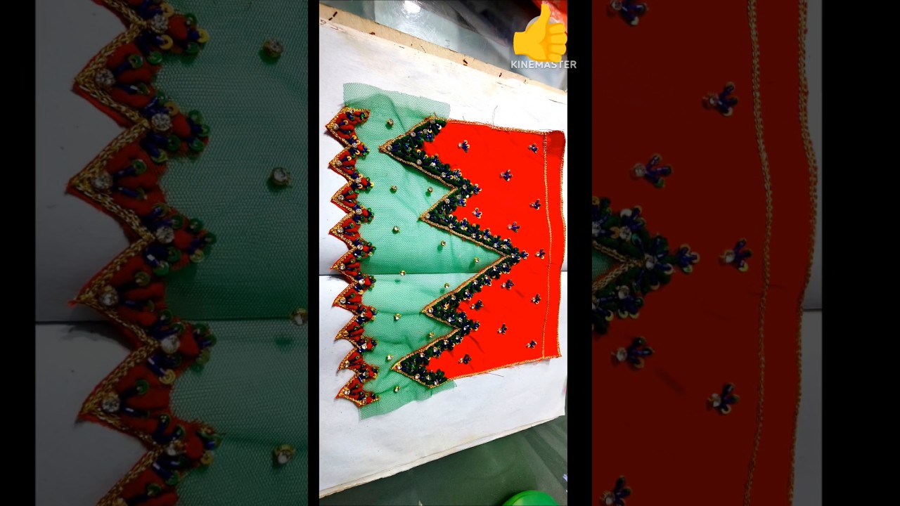 hand work blouse design maggam work blouse design embroidery blouse design #fashion #new #viral