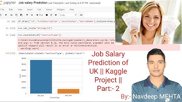 Job Salary Prediction of UK || Kaggle Project || Part:- 2 || Learn AI || Navdeep Mehta