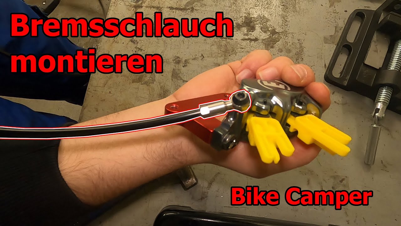 Ich baue einen Bike Camper | Bremsschläuche montieren | Fahrradwohnwagen
