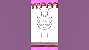 DRAW Pinky from Sprunki Incredibox in SECONDS! #drawingtutorials #drawing #art #kiddraws #draw