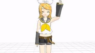 MMD - Rin Kagamine -  test animation