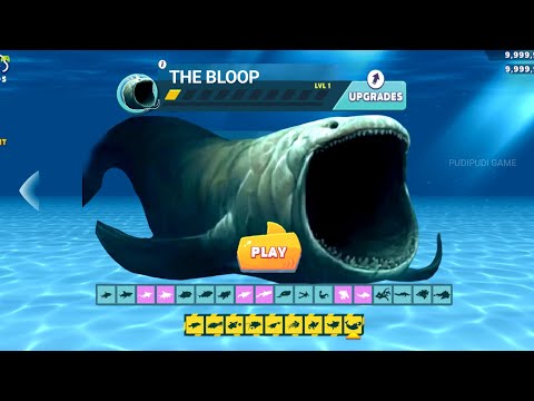 THE BLOOP NEW SHARK COMING SOON - BIGGER MONSTER SEA - HUNGRY SHARK EVOTULION GAMEPLAY