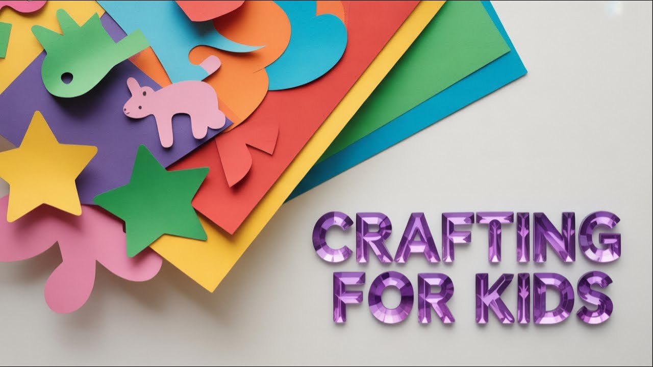 DIY Cupcake Card with Colour Paper 🧁 |🎥 "DIY Paper Fan with Cute Cloud |  Craft for Kids"