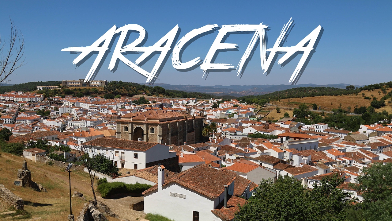 🇪🇸 ARACENA & TREN TURISTICO - IGLESIA DEL CASTILLO - HUELVA - ESPAÑA #11  - 2016 - Vlog, Turismo