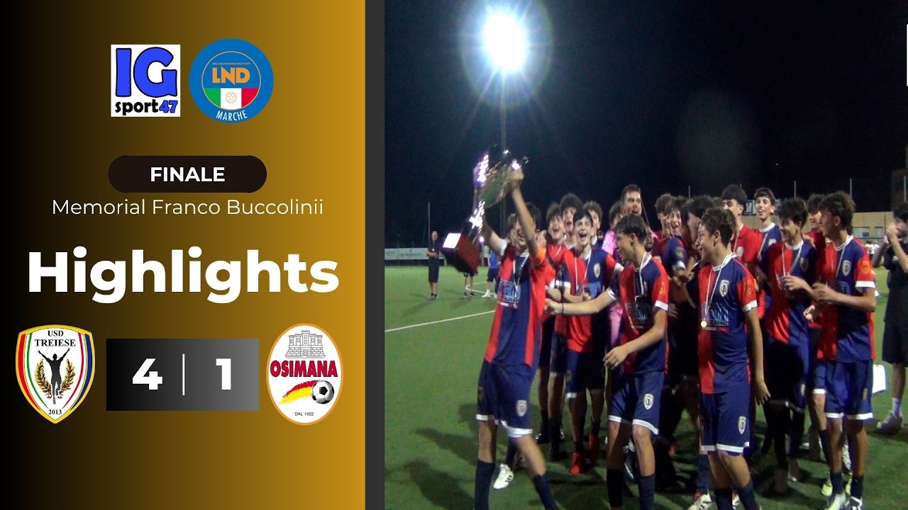 Treiese-Osimana 4-1 (Finale 6° Memorial Franco Buccolini Giovanissimi)