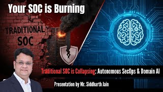 Traditional SOC is Collapsing: Autonomous SecOps & Domain AI, Presentation by Mr. Siddharth Jain