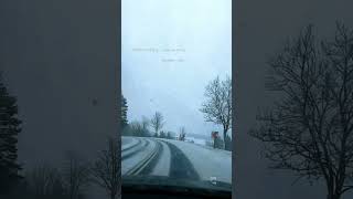 Roadtrip On A Snowy Winter Day In Zakopane, Poland