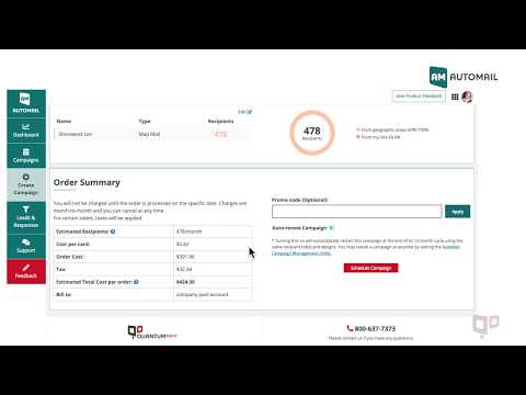 AutoMail - Create a Campaign in 4 Steps - video from QuantumDigital