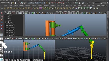 Hướng dẫn Rigging Maya   Bài 3   Rig Chân Robot Phần 1