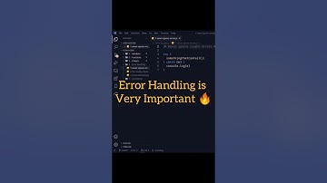 ERROR HANDLING IN JAVASCRIPT 👨‍💻 | #javascript #shorts #ytshorts #youtubeshorts