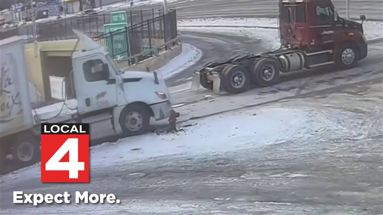Driver crashes into fire hydrant causing flooding on Detroit's west ...