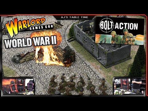 World War II: Americans vs Germans | Bolt Action Battle Report EP01!