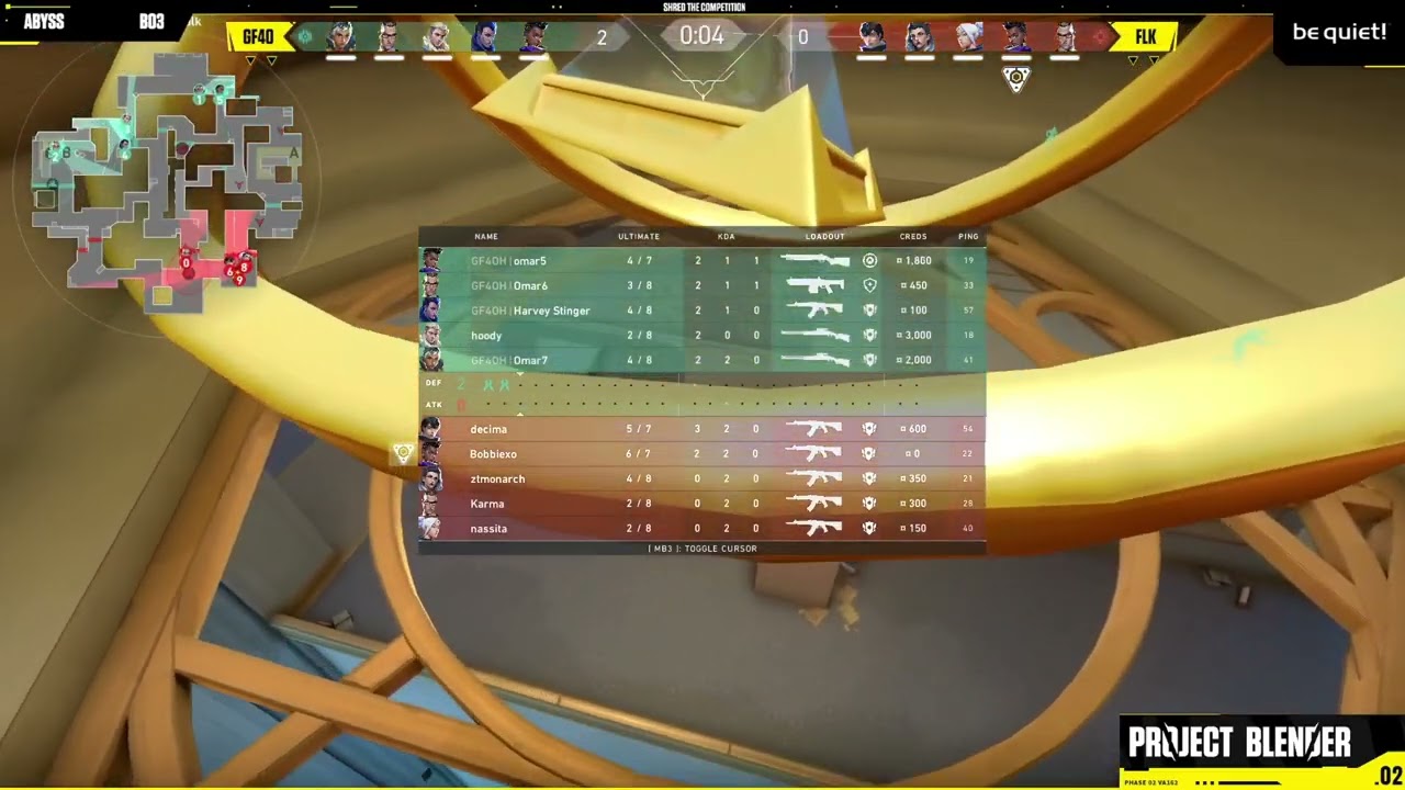 GoFund4OmarHouse vs FALKE ESPORTS | Project Blender : Phase 2 - Groupe E