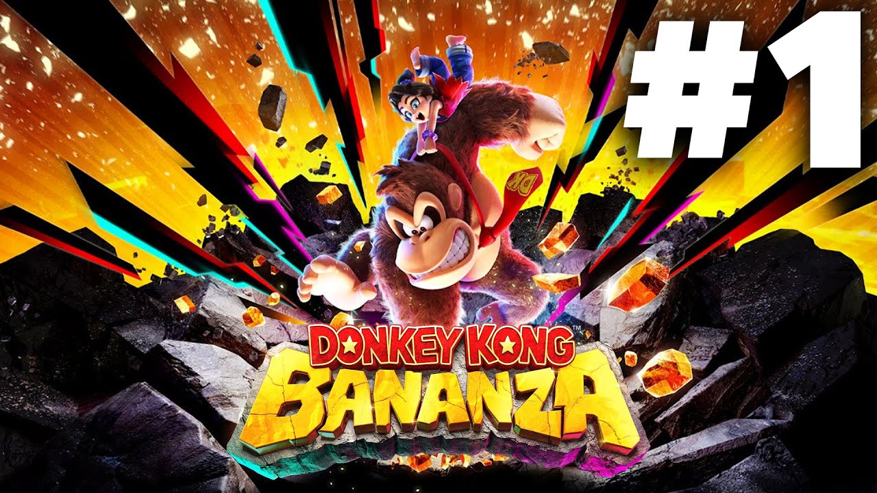 Donkey Kong Bananza Gameplay Walkthrough Part 1 - INTRO (4K