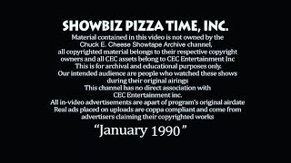 Chuck E. Cheese's January 1990 Show (American Pride) (4K 60FPS)
