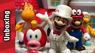 Unboxing 2.5' Tuxedo Mario, Orange Yoshi, Cappy Mario, Cheep Cheep, and Ice Bro!